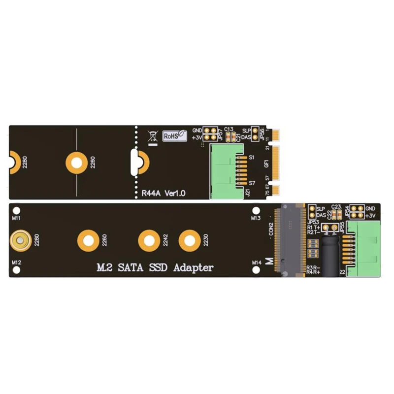 2018 Новый M.2 SATA SSD адаптер удлинитель Кабель M2 поддержка SATA3 6g. s полная скорость ADT 18