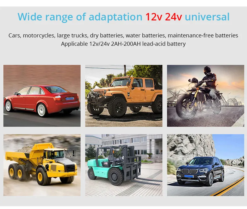 12V 10A для автомобилей и мотоциклов, Батарея Зарядное устройство полностью интеллигентая(ый) ремонт полный Automatic110V/220 V с ЖК-дисплей Дисплей для Влажная и сухая свинцово-кислотный