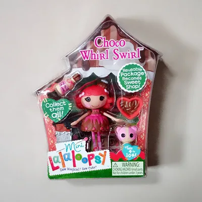 Новинка! 8 см мини куклы lalaloopsy с маленькими аксессуарами игрушки для девочек набор игровой домик игрушки подарки