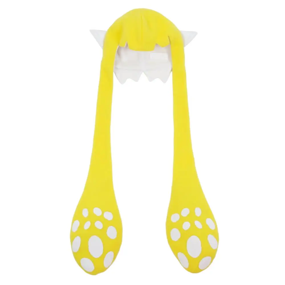 Цвет: желтый CostumeBuy игра Splatoon 2 чернильный кальмар Косплей длинная шляпа для взрослых Splatoon 2 Балаклава Забавный карнавал Хэллоуин шляпа реквизит L920 - Цвет: Цвет: желтый