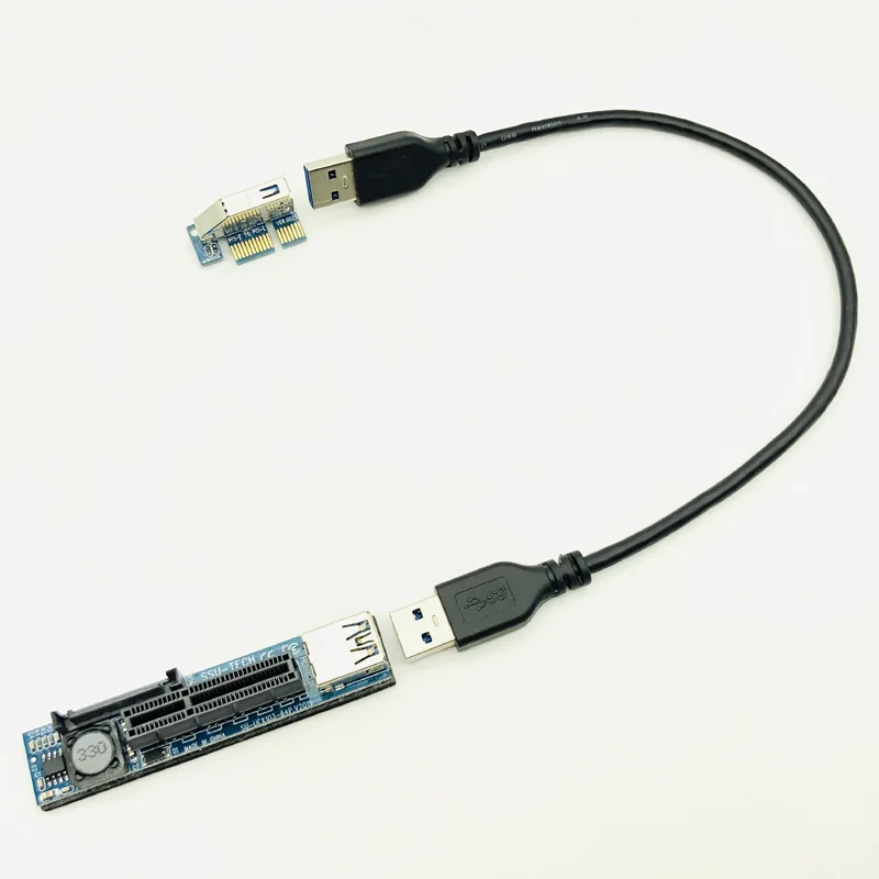 Добавить на карту PCI Express USB 3 0 адаптер Raiser удлинитель PCIE Riser карта E SATA X1 до X4