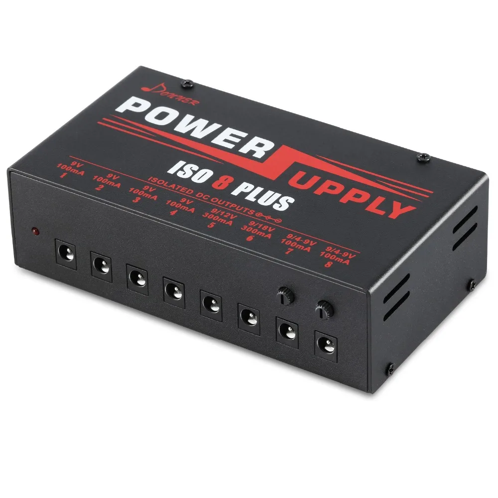 Donner DP-4 8 Plus изолированные выходы гитарный эффект педаль питания Профессиональный