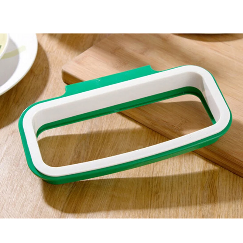 Зеленый мусорный мешок для мусора стойка прикрепить держатель/над шкафом Шкаф