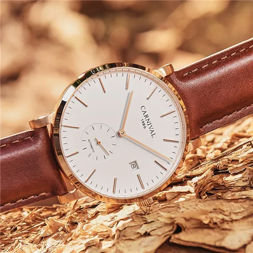 Мужские часы Топ бренд класса люкс relojes automaticos hombre relogio masculino водонепроницаемые reloj hombre relogios masculinos - Цвет: rose white