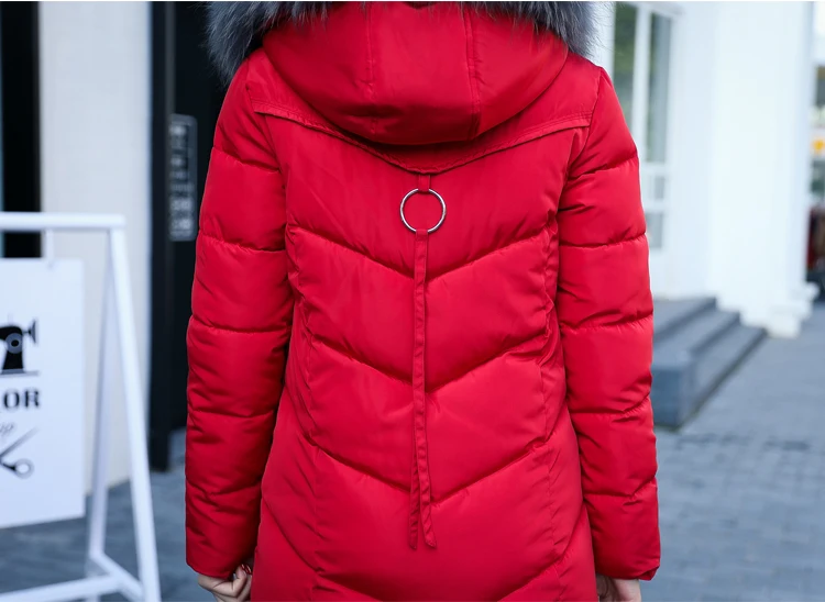 Зимняя куртка размера плюс для беременных женщин, пальто с меховым воротником и капюшоном, теплая Женская длинная куртка, Женская Толстая парка, верхняя одежда для беременных