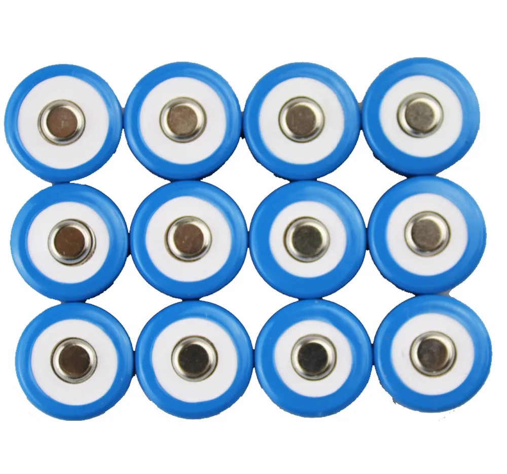 JINBOSHI горячая Распродажа 12 шт CR123A 3 7 v 400mAh CR123 16340 аккумуляторная батарея + 1 упаковка