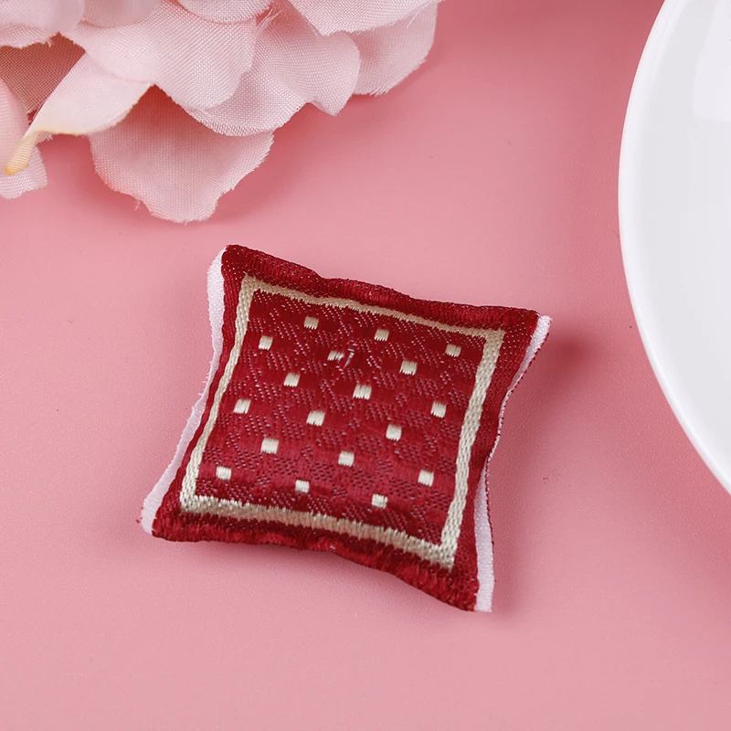 Кукольный дом Турецкая квадратная подушка миниатюрный кукольный домик мебель