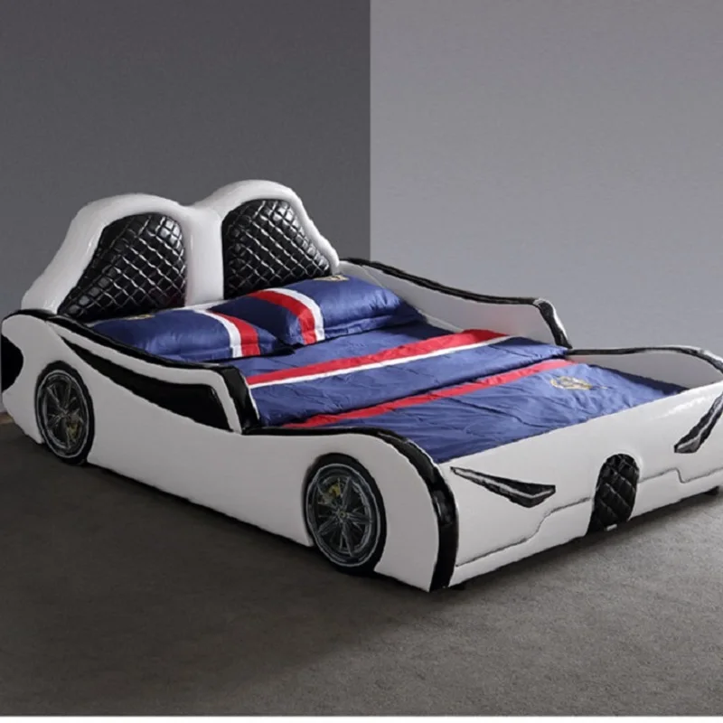 Роскошная деревянная автомобильная кровать для детей умная кровать|Наборы