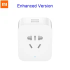 Умная розетка Xiaomi, улучшенная версия, два USB-порта, поддержка протокола BC1.2, удаленный контроль, таймер, статистика электроэнергии