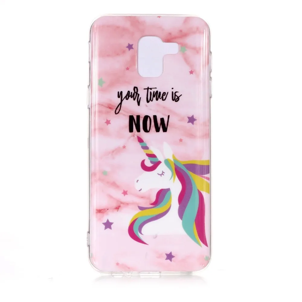 Case for Samsung Galaxy J3 J5 J7 2017 J4 J6 J8 2018 J330 J530 Soft TPU Luxury Granite Marble Stone Colorful Pattern Back Covers |