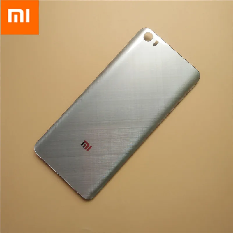 Золотистый 3D стеклянный чехол на заднюю крышку для XIAOMI phone MI5 задняя дверь Замена батарейного отсека клейкая наклейка 5,15 дюймов 4 цвета - Цвет: Золотистый