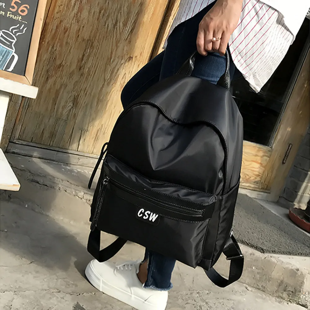 

Aelicy Women Backpack Fashion Oxford Solid Girls School Bags Travel boys Backpack 2020 mochila feminina drop ship hot selling