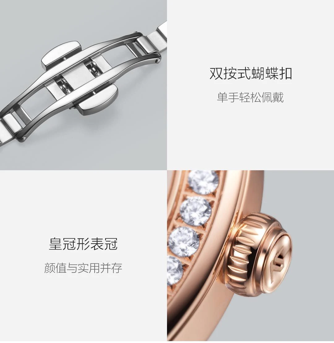 Xiaomi TwentySeventeen Кристалл кварцевые наручные часы для женщин 64 искусственный камень наручные часы Дамская мода Рождественский подарок день рождения 0