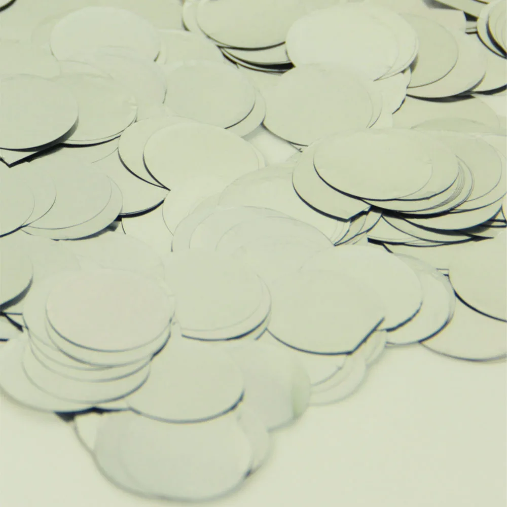 (20 г/30 г) Золотой/золотой/серебристый тканевый круглый конфетти сделай сам