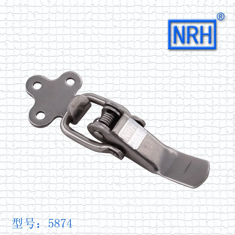 

NRH5874 stainless steel lock Equipment and instrument box buckle Industrial fastener 304 stainless steel with spring