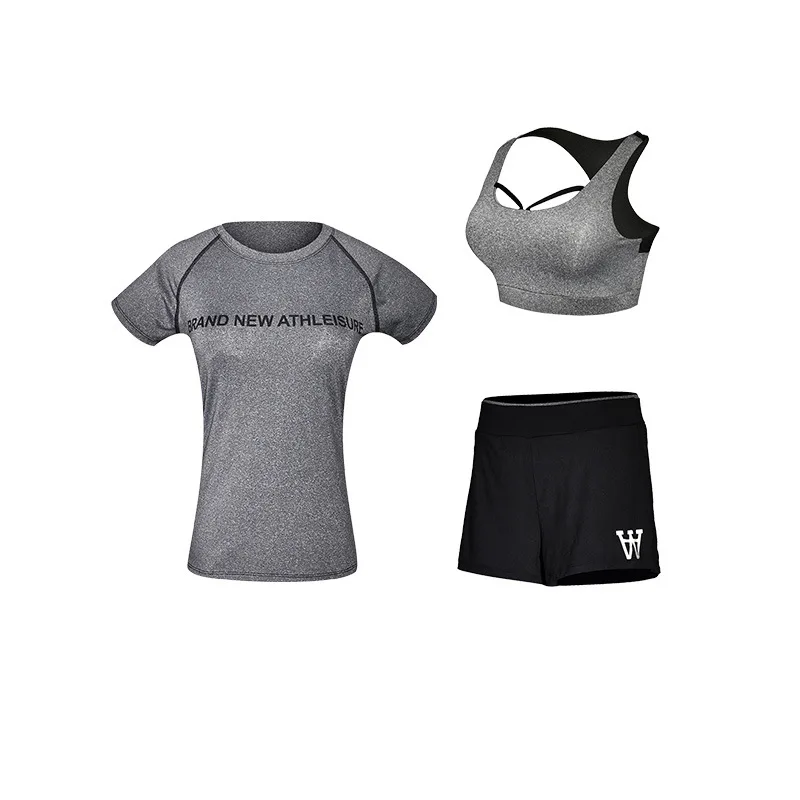 2018 plus size xxl tracksuit sport wear Compression Running Set Women Mujer 3 piece set Fitness Yoga suit | Спорт и развлечения
