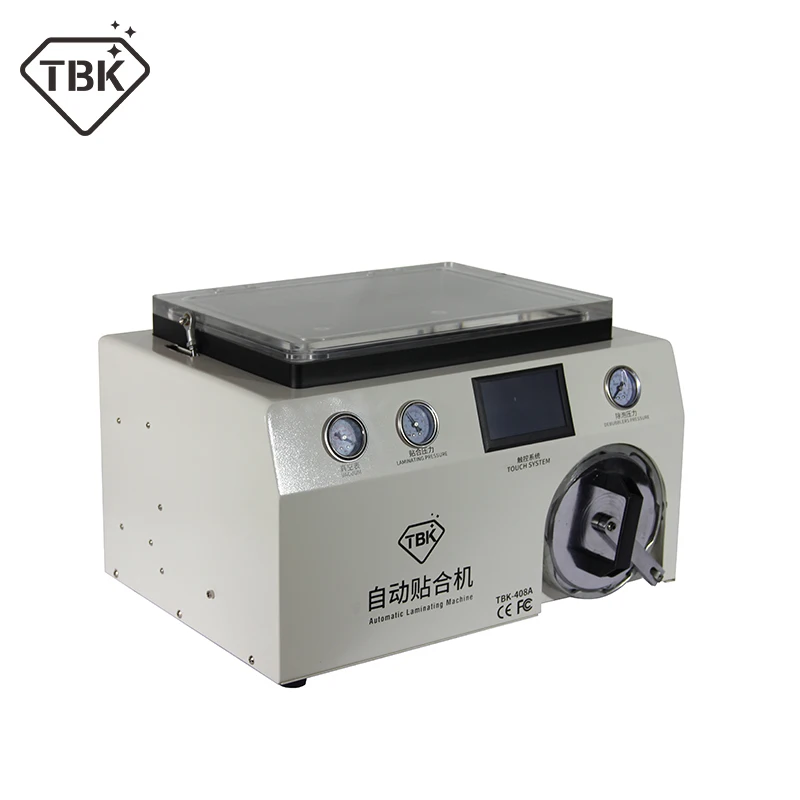 TBK 408A 15 дюймовый вакуумный насос LCD OCA ламинирующая машина дебарбер в одном