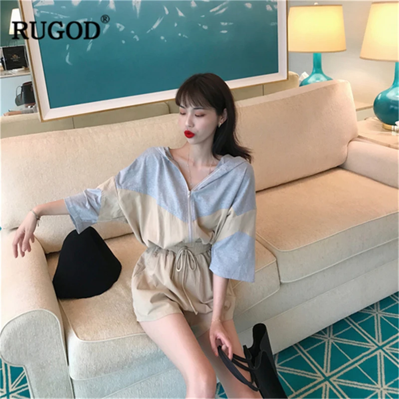 RUGOD 2019 Новое поступление женские Свободные Комбинезоны приталенные с высокой