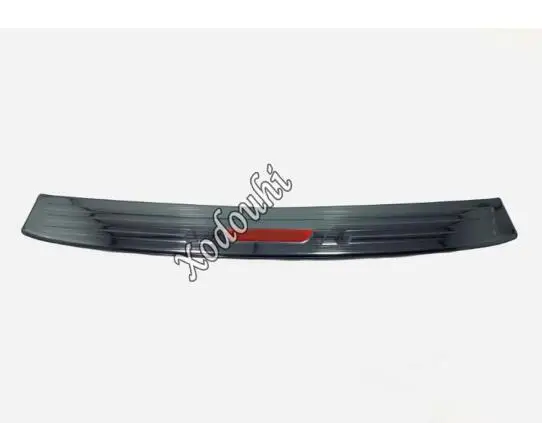 For Kia Sportage KX5 car sticker styling external rear bumper protection trunk trim cover stainless steel plate pedal - Цвет: black red
