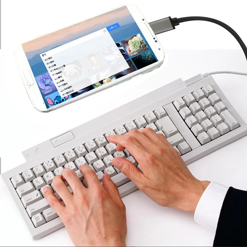 Thbelieve USB C к 20 см Тип OTG адаптер Кабели для Macbook Suppoort U диск синхронизации данных USBC 3 0