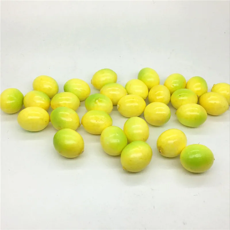 Искусственные овощи с имитацией фруктов лимона яблока 30 шт. мини-модель для дома