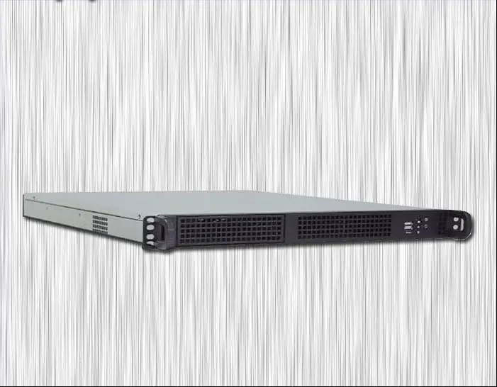 Промышленный контрольный компьютерный чехол 1U650 стальная панель 650 мм Глубокий корпус серверного корпуса - Цвет: Черный