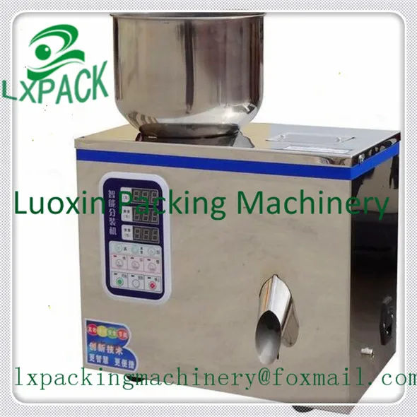 

LX-PACK Lowest Factory Price herb filling weighing machine tea leaf grain medicine seed salt rice packing machine powder 2-50g