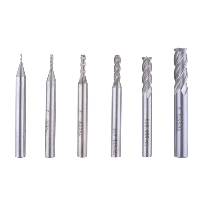 сверлапо металу 6 шт 1-8 мм быстрорежущая сталь | Инструменты