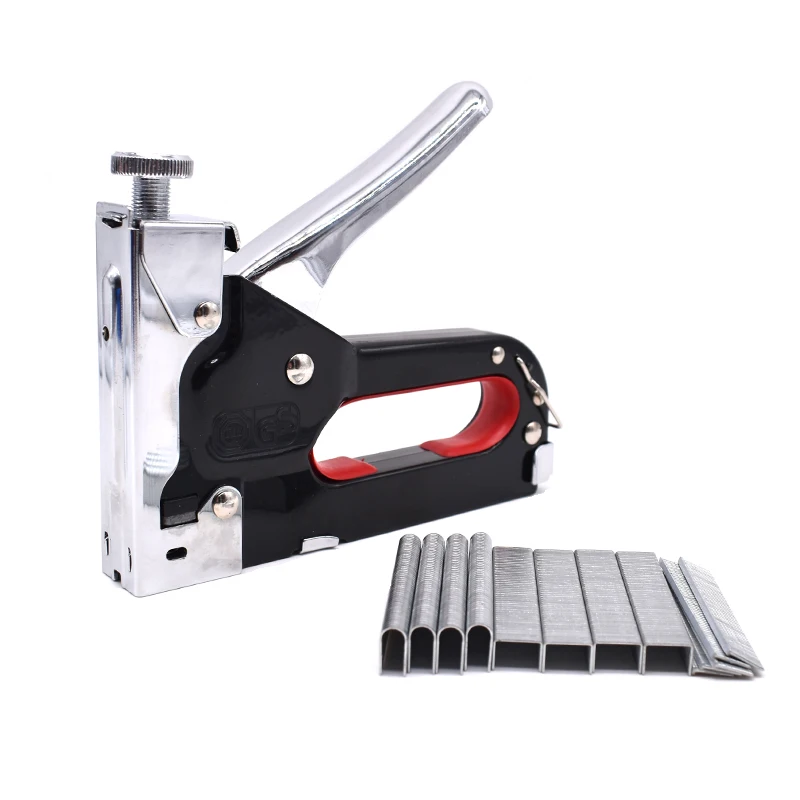 

3 In 1 Manual Nail Stapler Gun With 600pcs Nails For Framing Tacker Household Hand Tool