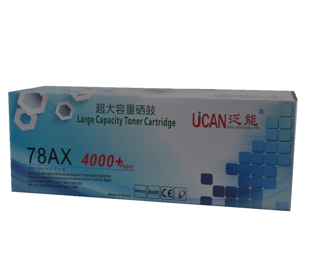UCAN 278a CE278a Тонер картридж для HP Laserjet Pro M1536dnf P1606dn P1560 P1566 P1600 принтер 4,000 страниц Объем печати