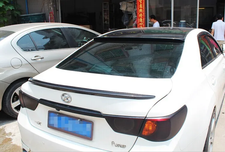 Спойлер для багажника из углеродного волокна для Toyota eiz Mark X 2010-2012