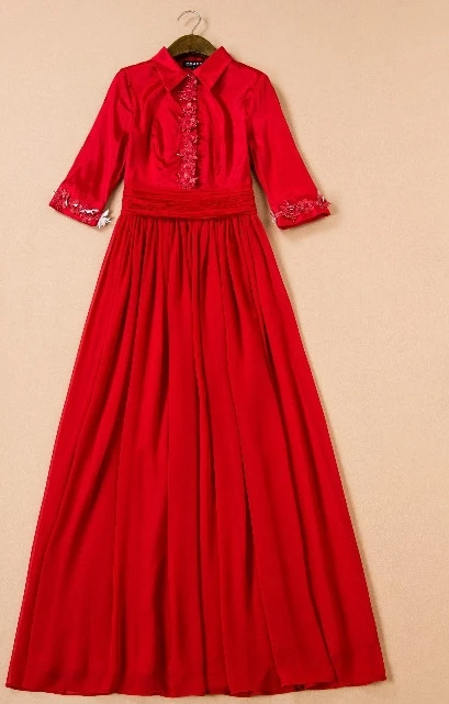 In the European and American fashion dress sleeve of cultivate one's morality |