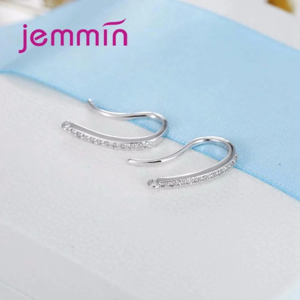 Модные серьги 2 шт./лот из микро циркона с камнями для женщин украшения сделай сам