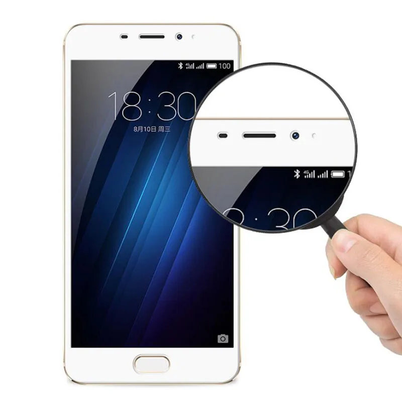 Полностью покрывающее закаленное Стекло для Meizu M5C U10 U20 Pro 6 7 15 16 16th плюс M6S Mblu S6 15 M3 M5 M5S M6 Примечание MX6 E3 Экран протектор