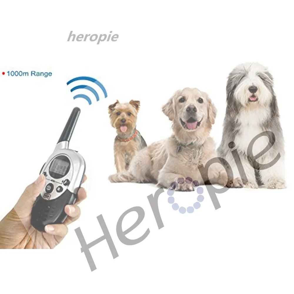 Новый перезаряжаемый ошейник для дрессировки собак Heropie с ЖК дисплеем 1000 м|collar dog