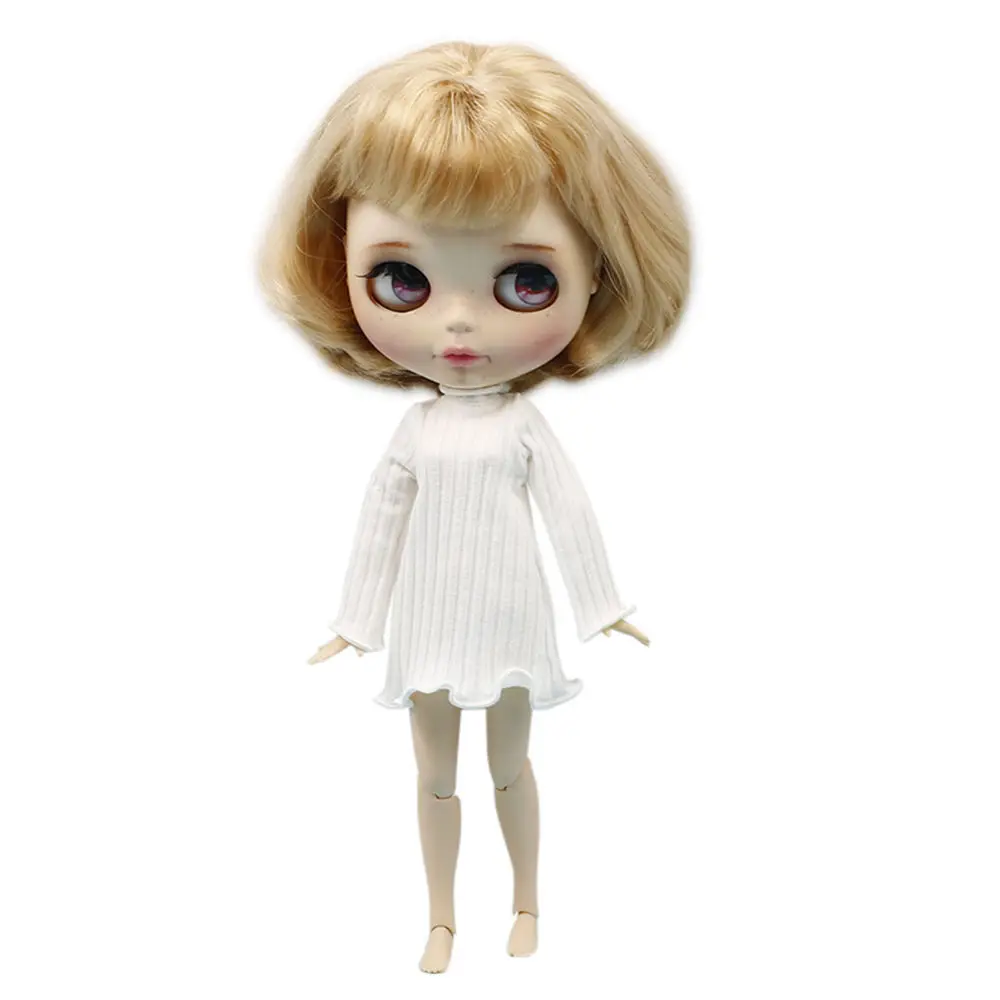 Dream Fairy blyth кукла ледяной яркий костюм зимнее платье 1/6 подходит для куклы 30 см