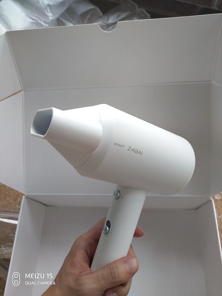 Фен для волос xiaomi mi jia zhiabi mi ni Портативный анион HL3 1800 Вт 2 скорости температуры mi фен для путешествий и дома