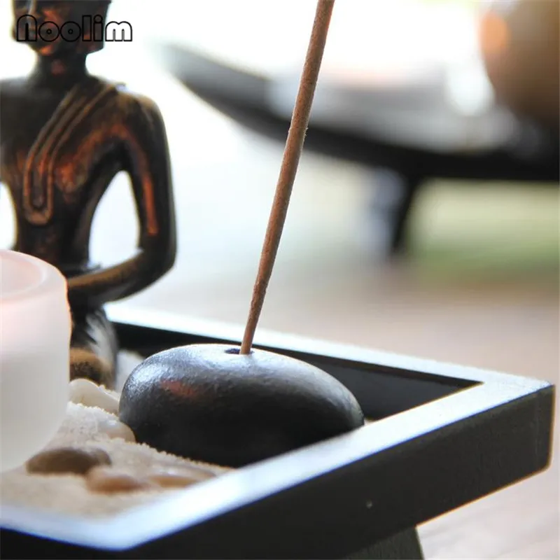 Креативный дзен песочный стол с подсвечником домашний декор для Храмов фэн шуй