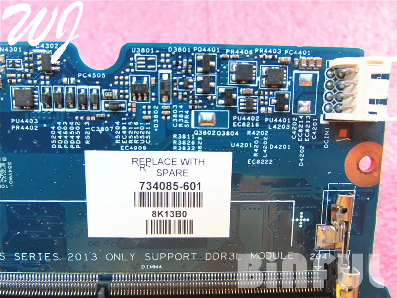 Для hp Probook 450 G1 Материнская плата ноутбука 734085-601 734085-501 48.4YW05.001 HM87 12241-1 Проверка прошла успешно