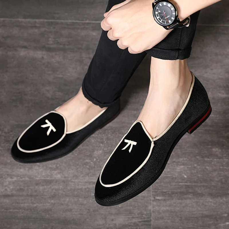 Newest Suede Loafers Men's Flats Tassel Breathable Shoes Soft Leather Slip-On Men Formal Dress Big Size 48 | Обувь