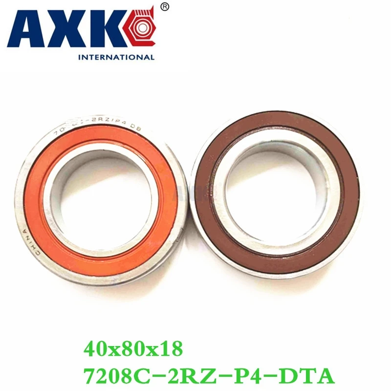 

Axk 1 Pair 7208 7208c-2rz-p4-dta 40x80x18 Sealed Angular Contact Bearings Speed Spindle Bearings Cnc Abec 7 Engraving Machine