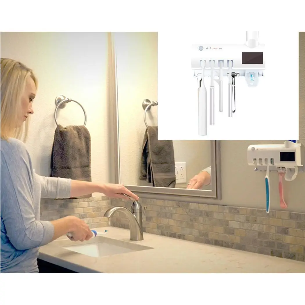 УФ Солнечный держатель для зубной пасты и щетки диспенсер стерилизовать 1 2 W 2000mAh