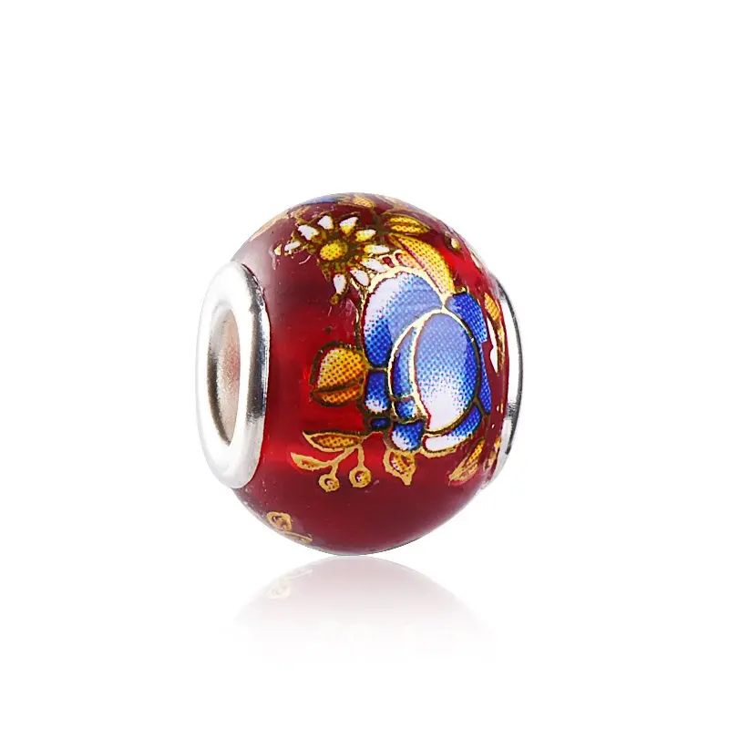 100 шт. стеклянные бусины разделители для украшений в этническом стиле|glass beads