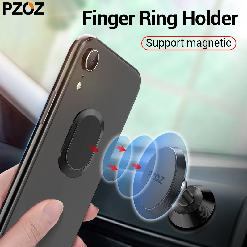 PZOZ Держатель для пальца для iphone 7 8 X XS Max Xr 360 градусов подставка Подставка для телефона для Redmi note 7 держатель для телефона магнитный держатель Аксессуары универсальный держатель кольцо для телефона
