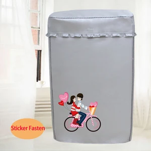 SRYSJS Серебряный солнцезащитный чехол для стиральной машины для дома с серебряным покрытием из полиэстера пыленепроницаемый и водонепроницаемый