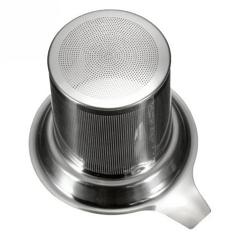 Drinkware инструменты Нержавеющая сталь Чай сетчатый горшок Infuser Фильтр с падения