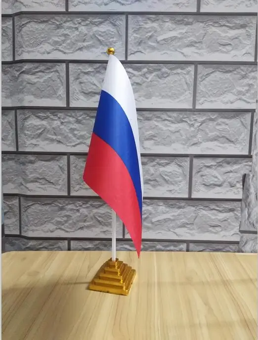 14x21 см русский Настольный баннер флаг № A0024 - Цвет: 2