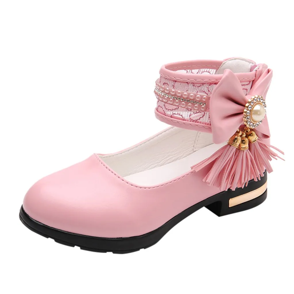 Обувь из искусственной кожи для девочек Новинка 2019 года обувь вечеринок