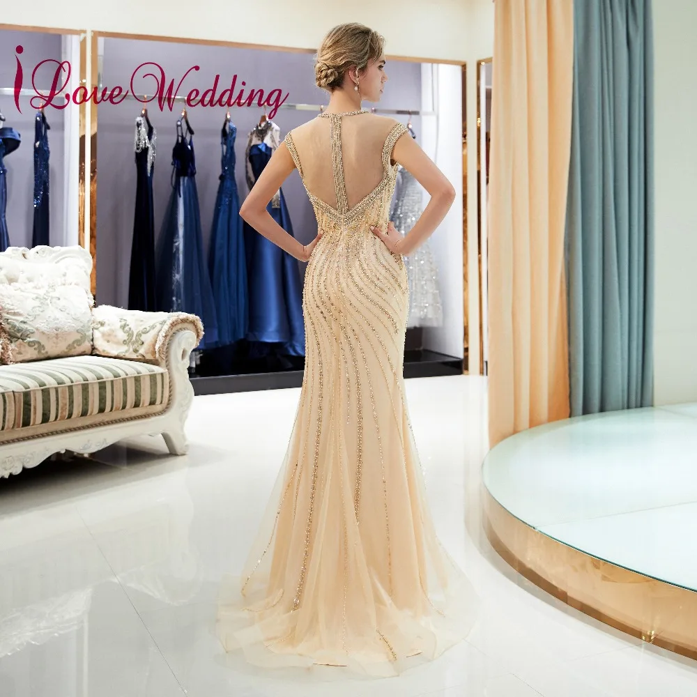 Роскошные свадебные платья ilovebridal с кристаллами и рукавами-крылышками