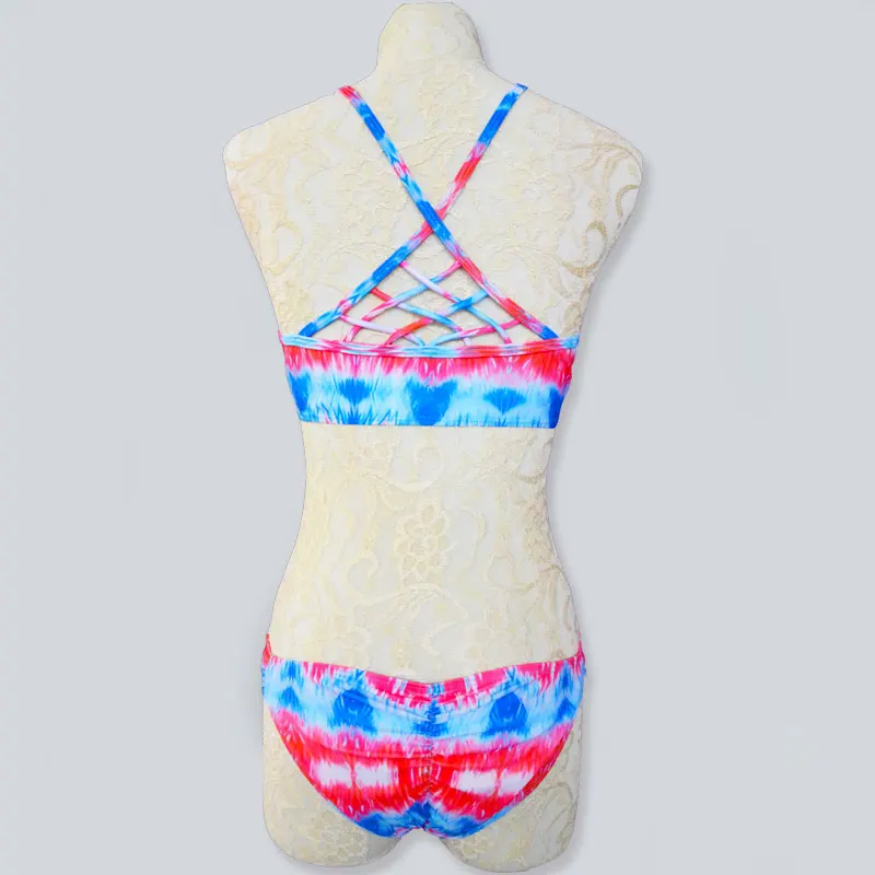 Новинка красивое бикини женский купальный костюм с цветочным принтом хит продаж